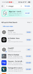 ChatGPT trên AppGallery